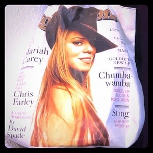 ROLLING STONES Mariah magazine cover bag